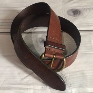 J crew women’s leather belt size medium